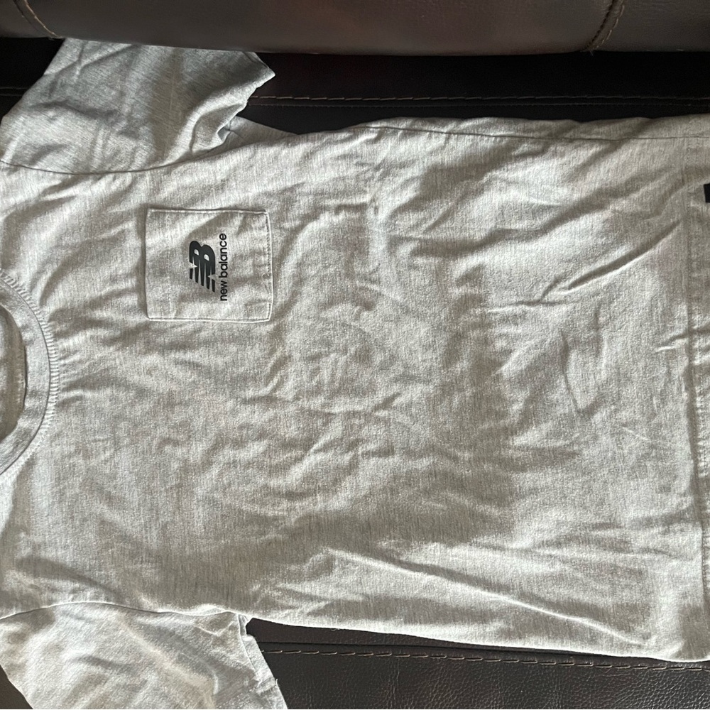 New Balance Light Gray Short Sleeve Tee